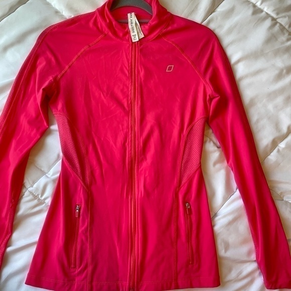 Lorna Jane hot pink zip up track jacket size XS - Picture 9 of 9